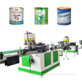 Factory Supply Automatic 3 Piece Baby Food Milk Powder Tin Can Production Line